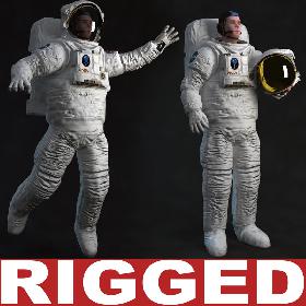 Astronaut Rigged